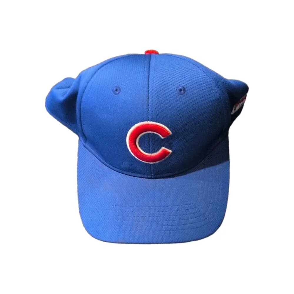 Chicago Cubs MLB Blue Cap Hat w/ Red 